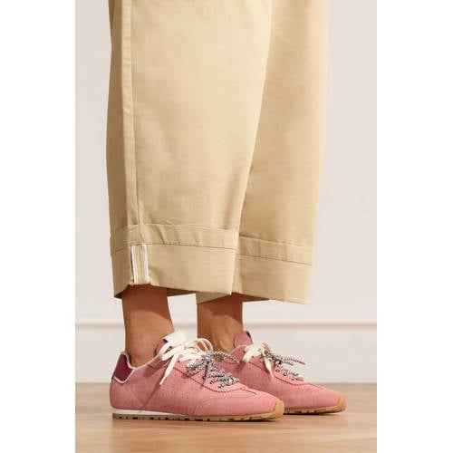 Manfield suède sneakers roze afbeelding