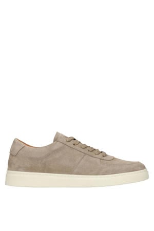 suède sneakers beige
