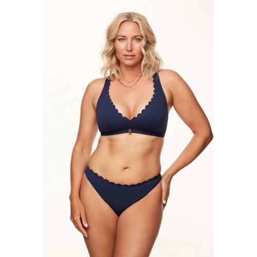 Annadiva Swim bikinibroekje Waves donkerblauw afbeelding
