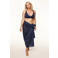 Annadiva Swim voorgevormde bikinitop Waves donkerblauw
