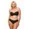 Annadiva Swim voorgevormde strapless bandeau bikinitop The Valley zwart