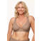 Annadiva Swim niet-voorgevormde beugel bikinitop Sparkling met lurex taupe