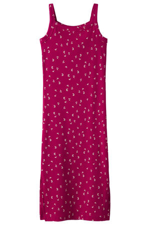 maxi jurk fuchsia