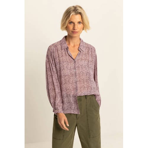 Expresso blouse donkerrood afbeelding