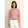 Expresso blouse lichtroze broderie