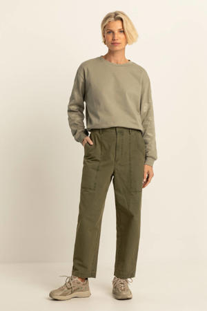 high waist casual broek