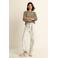 Expresso high waist mom jeans crème