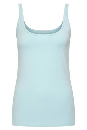 jersey basis top lichtblauw