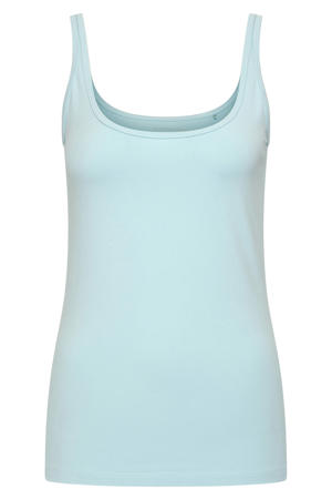 jersey basis top lichtblauw