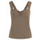 Expresso top bruin travelstof