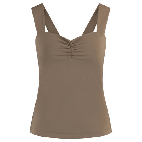 Expresso top bruin gebreid afbeelding