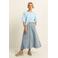 Expresso denim spijkerrok light blue denim