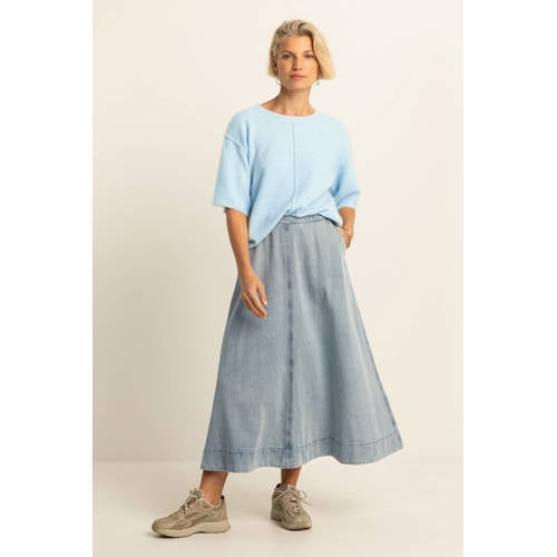 Expresso denim spijkerrok light blue denim afbeelding