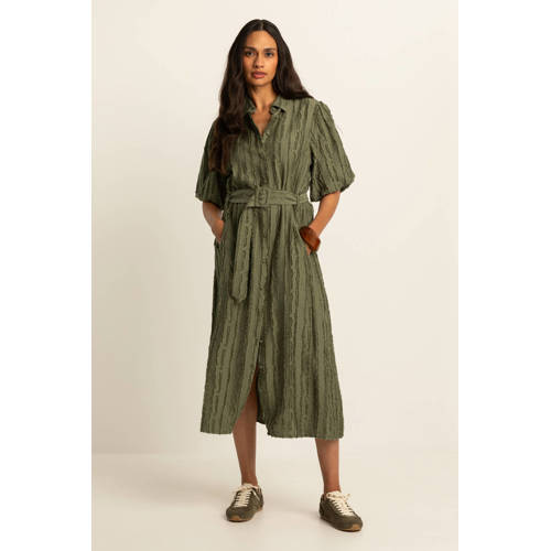 Expresso blousejurk olijfgroen afbeelding