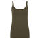 Expresso jersey basis top donkergroen