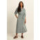 Expresso blousejurk medium blue denim