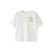 NAME IT KIDS T-shirt met backprint wit