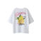 NAME IT KIDS T-shirt met backprint wit