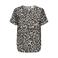ONLY CARMAKOMA blousetop met panterprint bruin