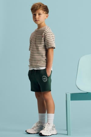 regular waist sweatshort groen