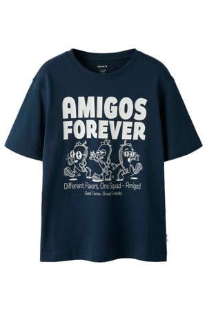 T-shirt donkerblauw