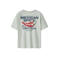 NAME IT KIDS T-shirt met backprint lichtblauw
