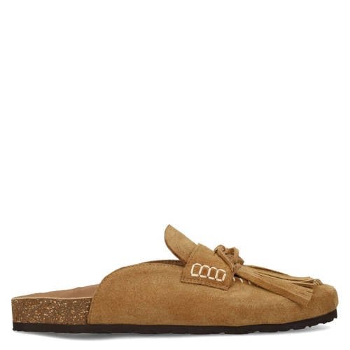 Sacha suède clogs camel afbeelding
