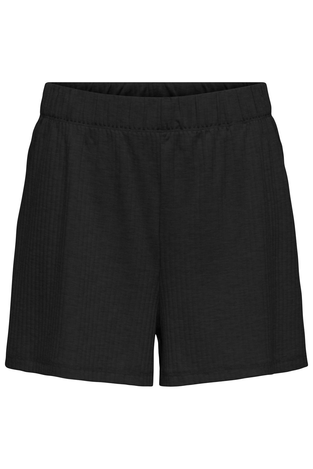 Zwarte dames ONLY PLAY sportshort van polyester met regular fit, regular waist en elastische tailleband