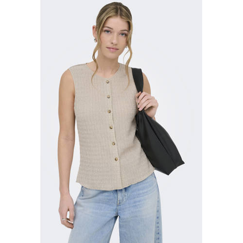 ONLY top beige afbeelding