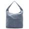 Manfield suede shopper blauw