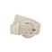 Caroll leren riem ecru