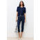 Caroll gebreid vest marineblauw