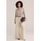 WE Fashion gestreepte blouse bruin