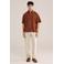WE Fashion comfort casual overhemd brique
