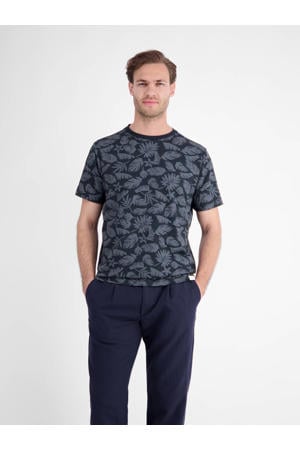regular fit T-shirt - donkerblauw