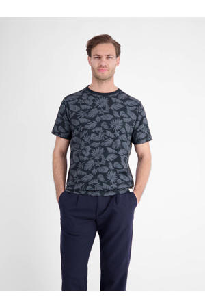 regular fit T-shirt - donkerblauw
