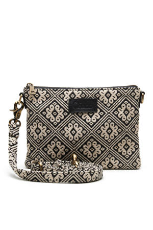 crossbody tas Suus zwart/ecru