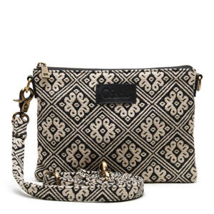 crossbody tas Suus zwart/ecru