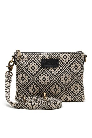 crossbody tas Suus zwart/ecru