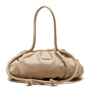 leren crossbody tas Bristol ecru