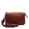 Chabo Bags leren crossbody tas Borneo Style roodbruin
