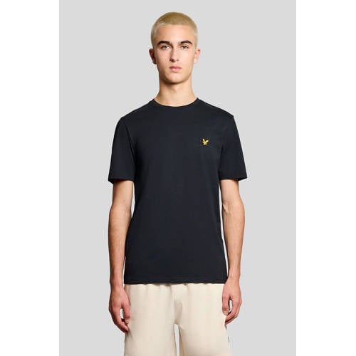 Lyle & Scott regular T-shirt donkerblauw afbeelding