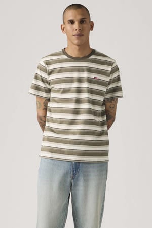 regular T-shirt kaki