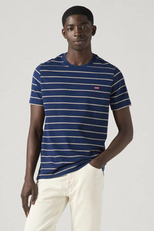 regular T-shirt donkerblauw