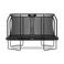 Salta trampoline premium black pro 400x260x385 cm