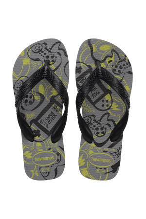 teenslippers grijs