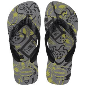 teenslippers grijs