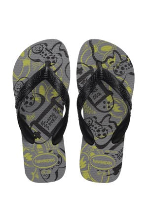 teenslippers grijs