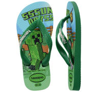 thumbnail: Havaianas Minecraft teenslippers groen/blauw