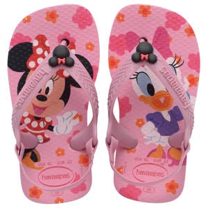 teenslippers met hielbandje roze